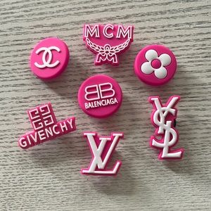 Pink charms for your crocs